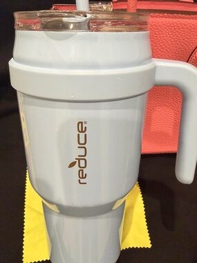 Reduce® Powder Blue Insulated Travel Mug with Handle